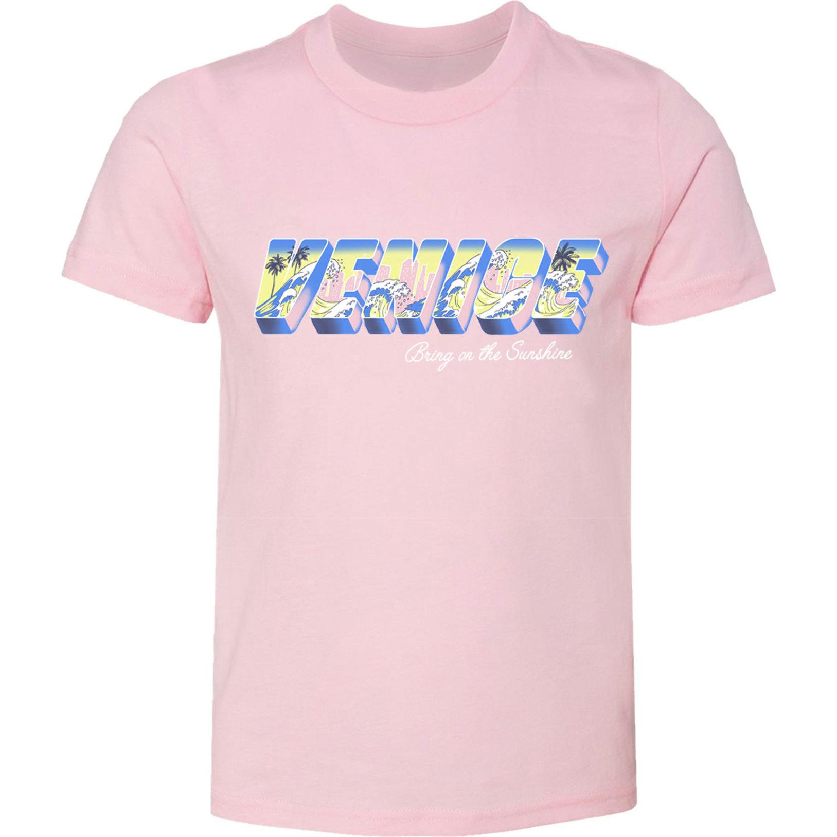 Kids' Pink Venice T-shirt-Unisex