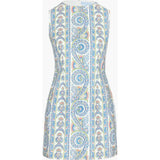The Viola Dress - Blue Corsica Paisley
