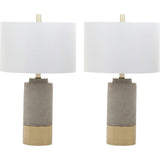 Set of 2 Brown Table Lamps