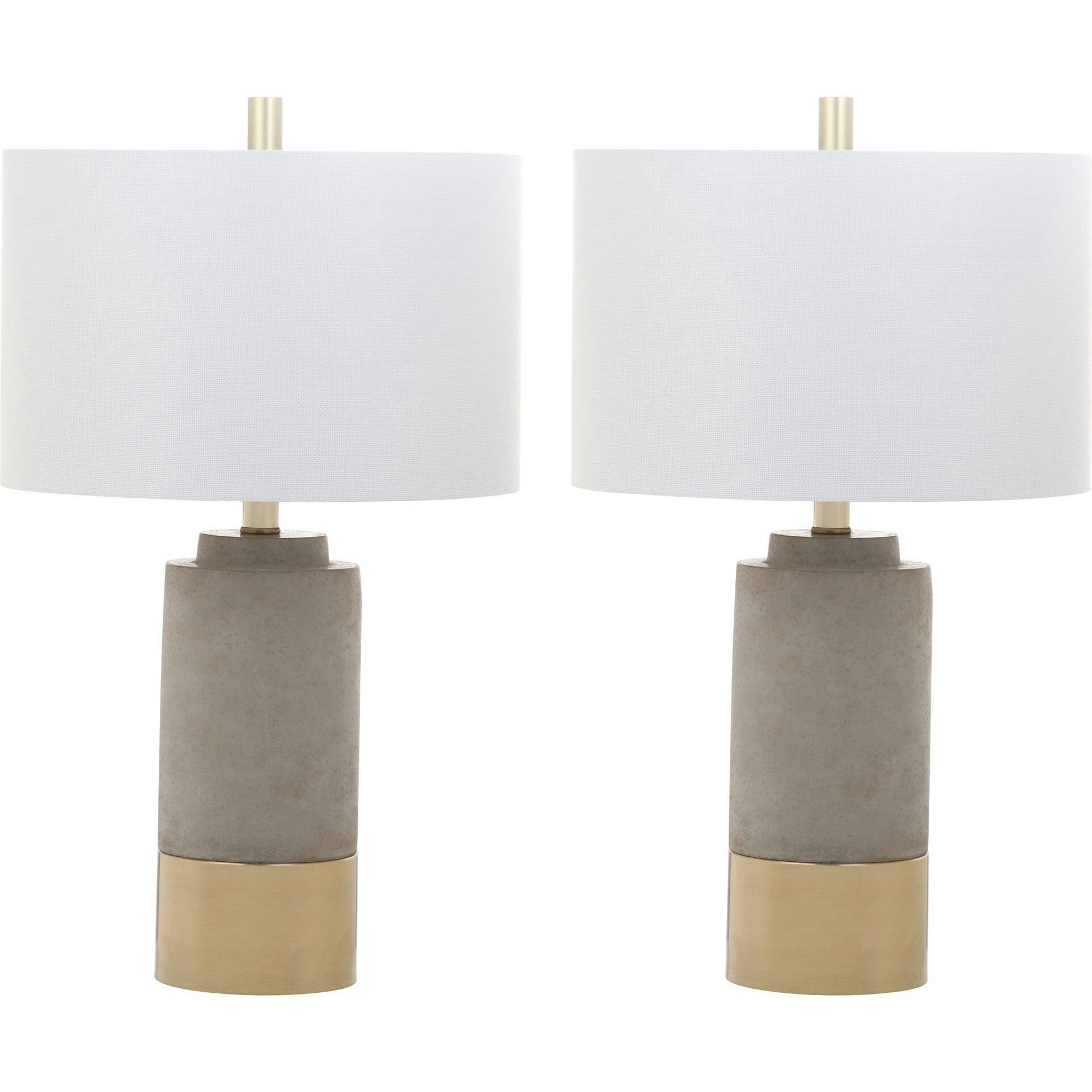 Set of 2 Brown Table Lamps