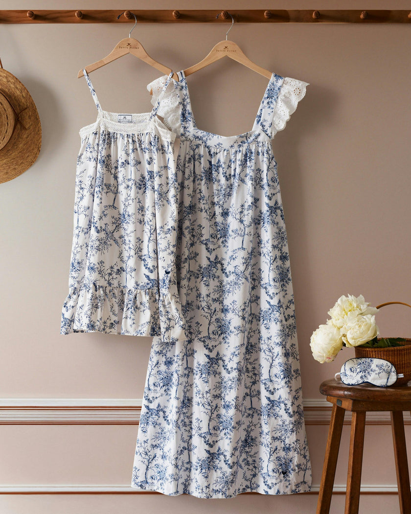 Women's Pima Clara Nightgown in Timeless Toile