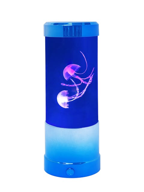 Mini Jellyfish Mood Lamp- Blue Metallic