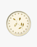 Gilded Appetizer Plate Set - Gold Leaf