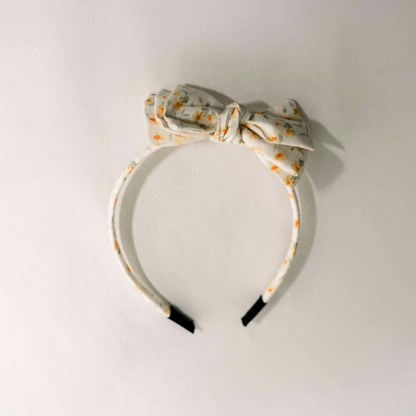 Three Little Bows Headband | Lemon Blossom