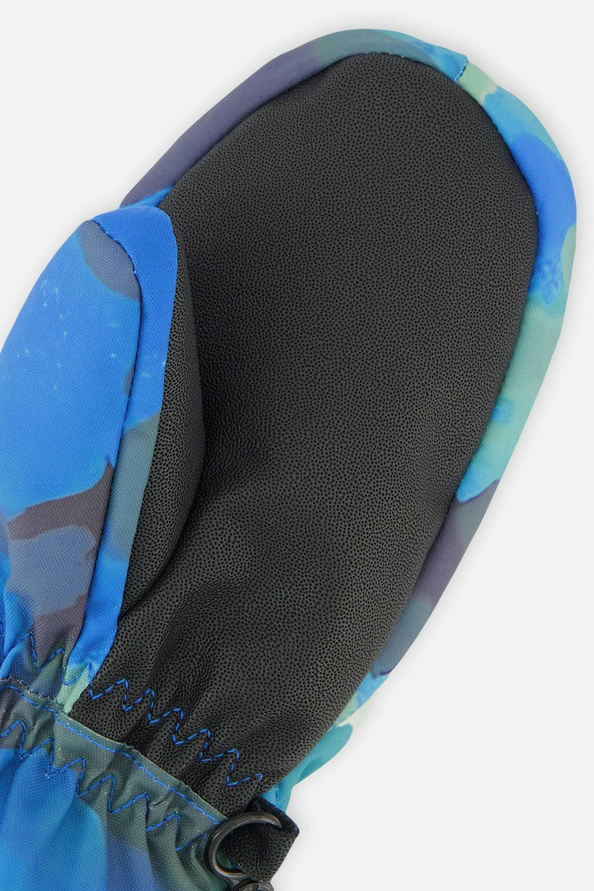 Play Winter Mittens Blue Camouflage