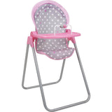Cotton Candy Pink Doll Highchair - Pink