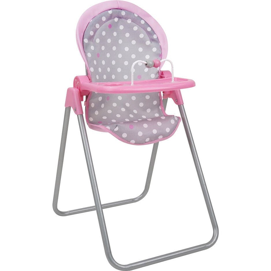 Cotton Candy Pink Doll Highchair - Pink