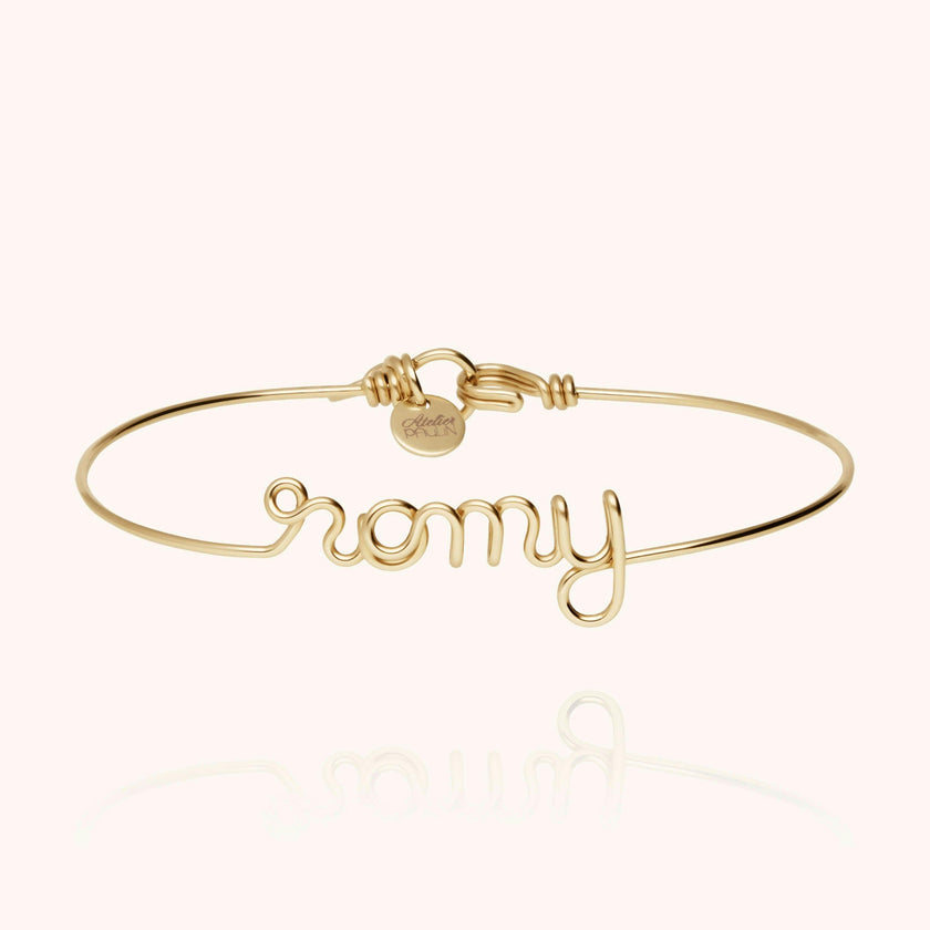 Women's Original Personalized Bracelet, 14k Yellow Gold