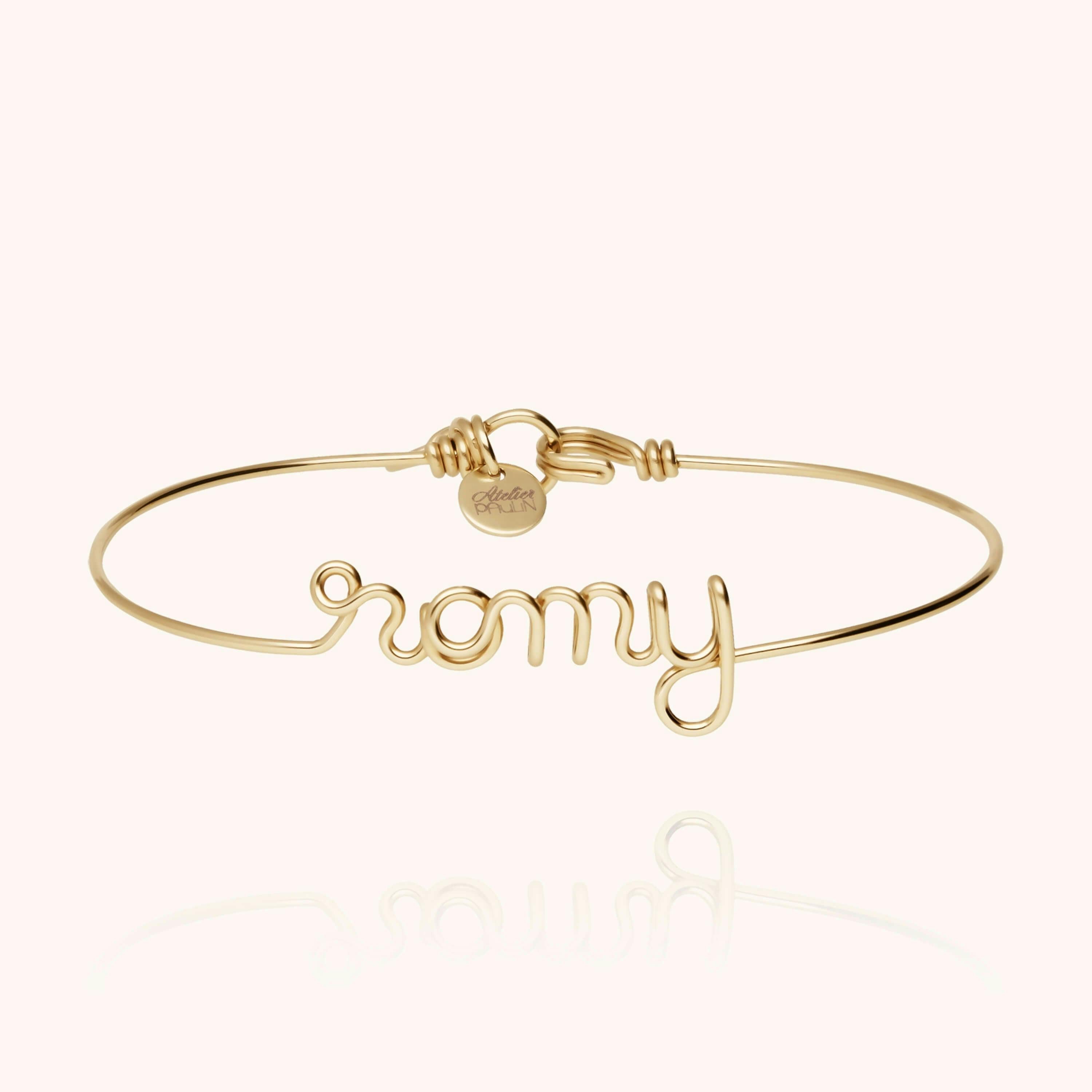 Women's Original Personalized Bracelet, 14k Yellow Gold