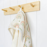 Parker Rainbow Hooded Baby Bath Towel