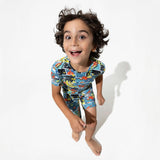 Justice League Heroes Bamboo Kids Pajama Short Set