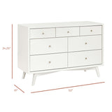 Palma 7-Drawer Wide Assembled Dresser (53")