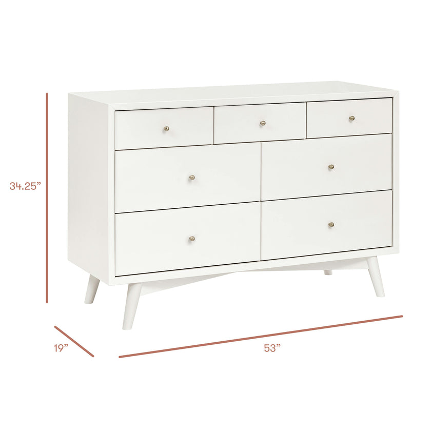 Palma 7-Drawer Wide Assembled Dresser (53")