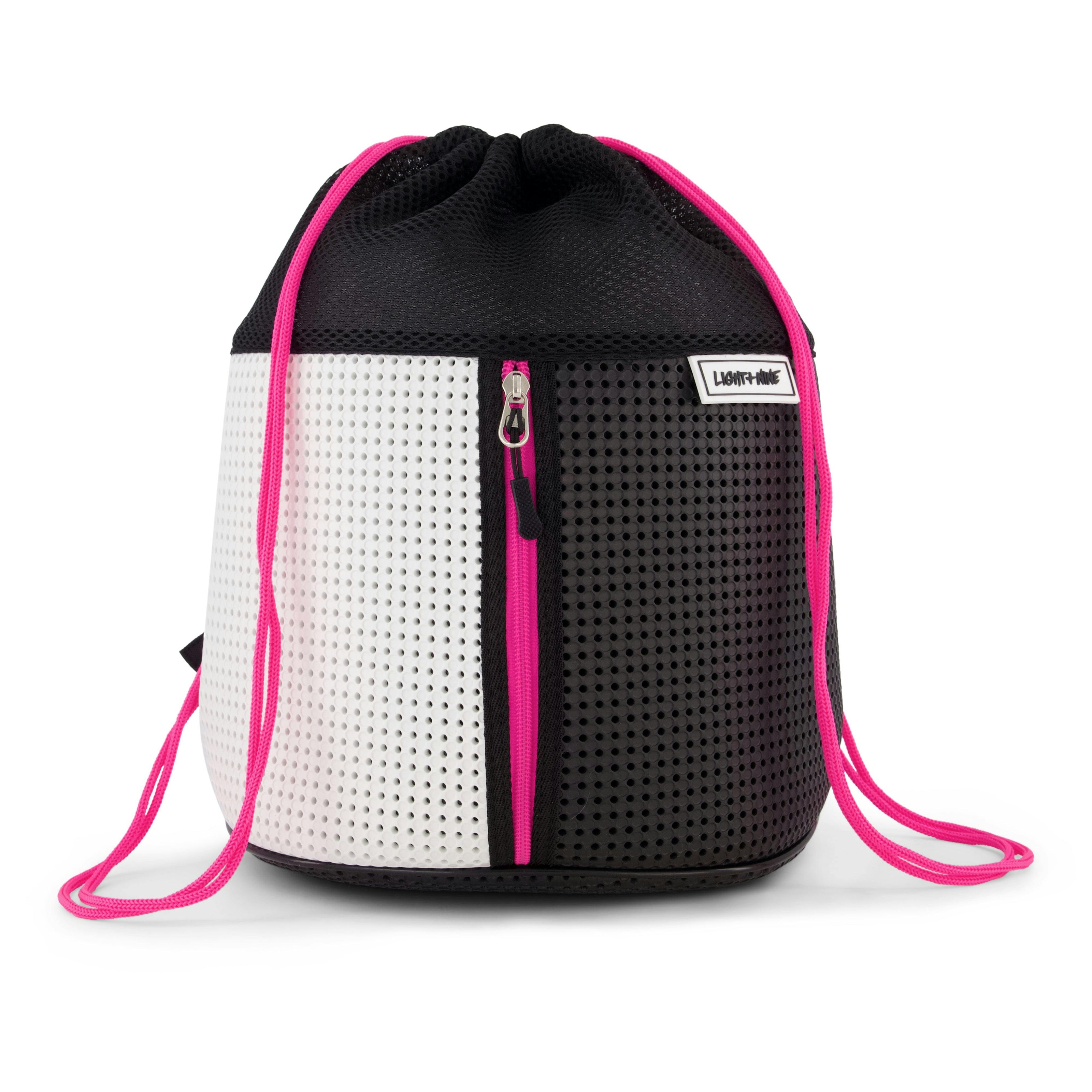 Sophy Drawstring Backpack Neon Pink