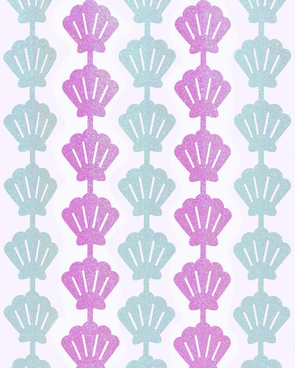 Mermazing Curtain - iridescent foil curtain