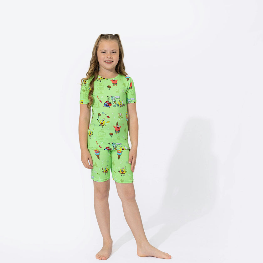 SpongeBob SquarePants: Foodie Bamboo Kids Pajama Short Set