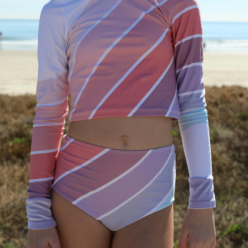 Coral Sea Rainbow Two Piece Long Sleeve