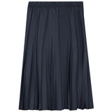 Short Denim Burst Pleated Skirt