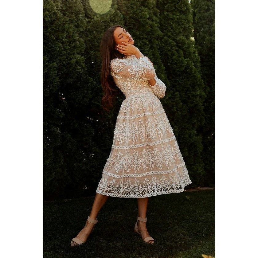 Sicily Dress - Champagne Lining