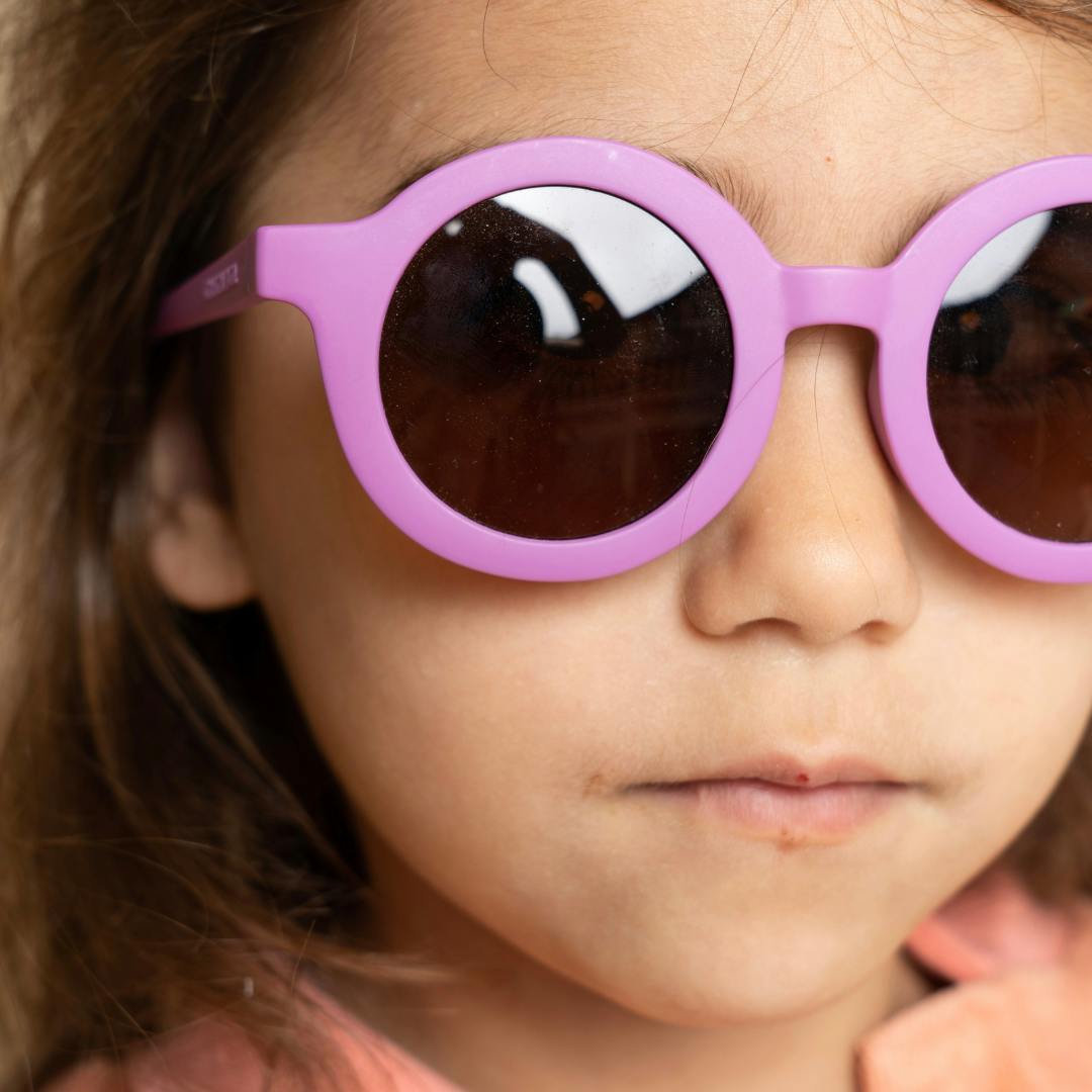 Original Round Sustainable Sunglasses | Bio-Based Bendable Polarized | Aster