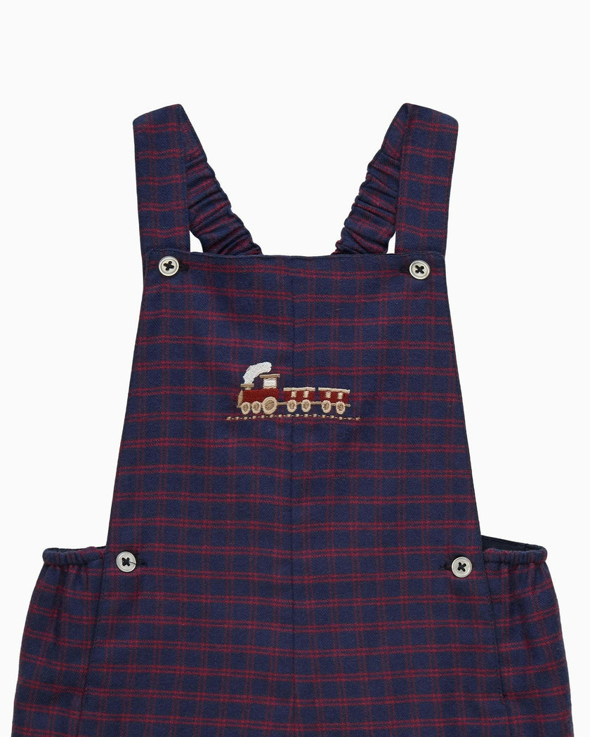 Baby Alfie Bib Shorts in Train