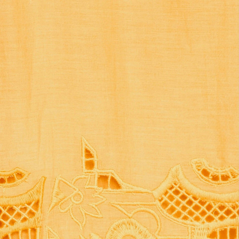 Ilio Dress in Marigold Embroidered Deco