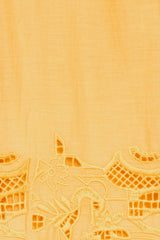 Ilio Dress in Marigold Embroidered Deco