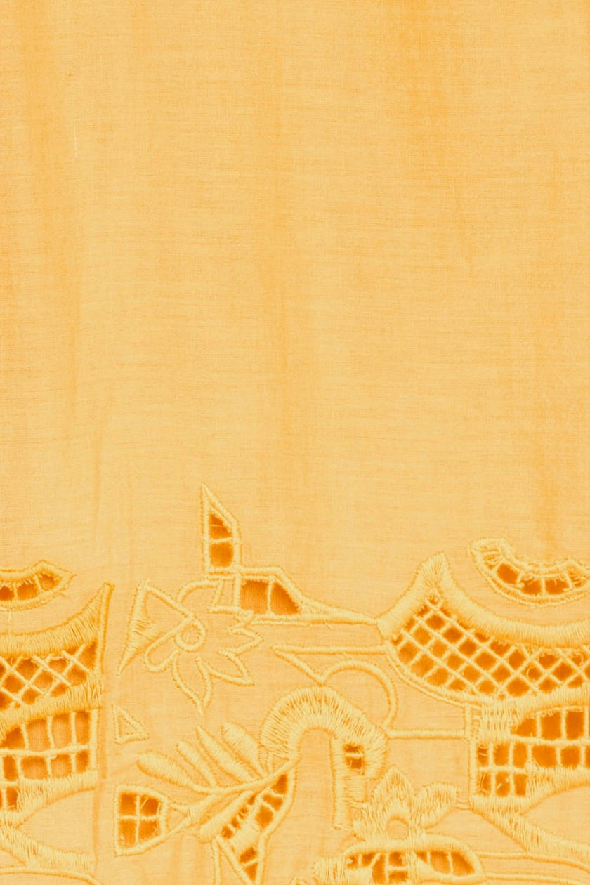 Ilio Dress in Marigold Embroidered Deco