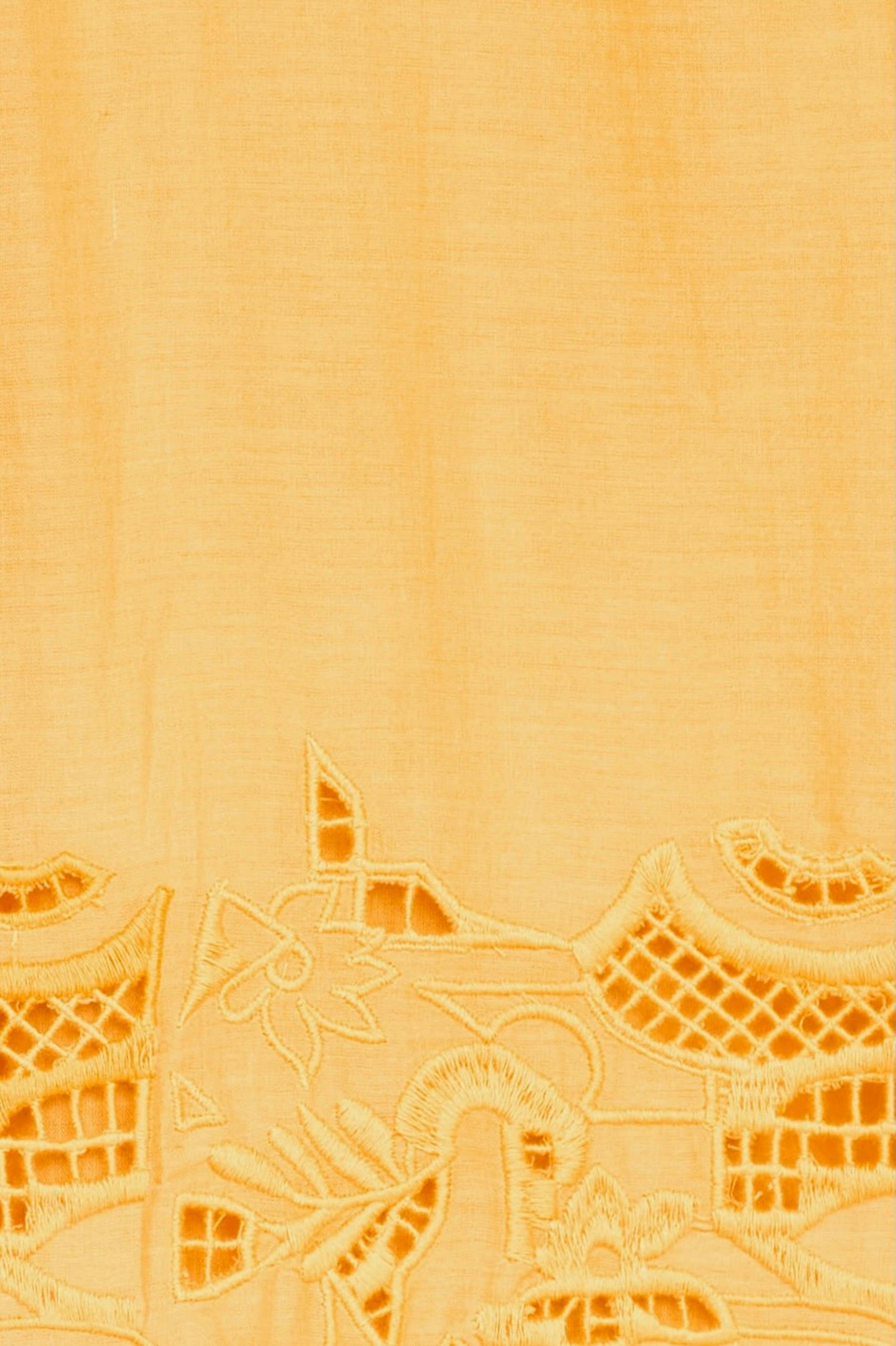Ilio Dress in Marigold Embroidered Deco