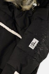 Baby Snug One Piece Snowsuit Adapted For Car Seats Black