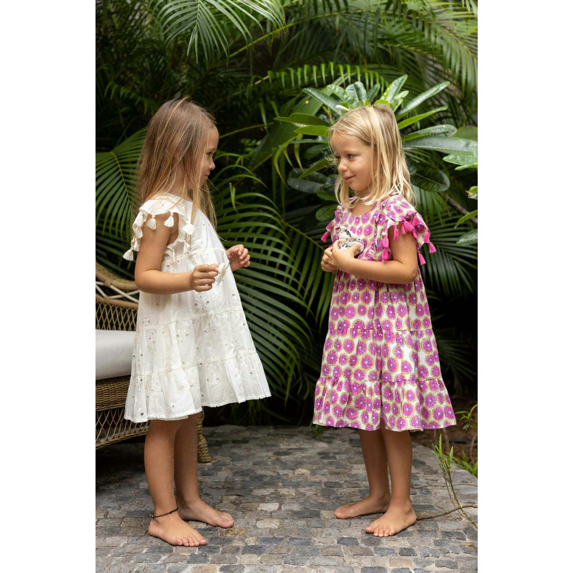 Sophie Citrus Tassel Dress, Prints
