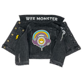 Sunflower Black Denim Jacket - Unisex for Boys and Girls