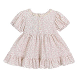 Pink Floral Smocked Dress