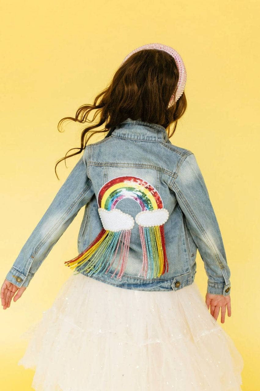 Crystal Rain Denim Jacket – Teen/Women