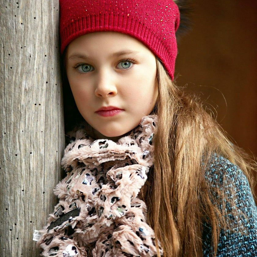 Knit Wool Faux Fur Pom Pom Hat