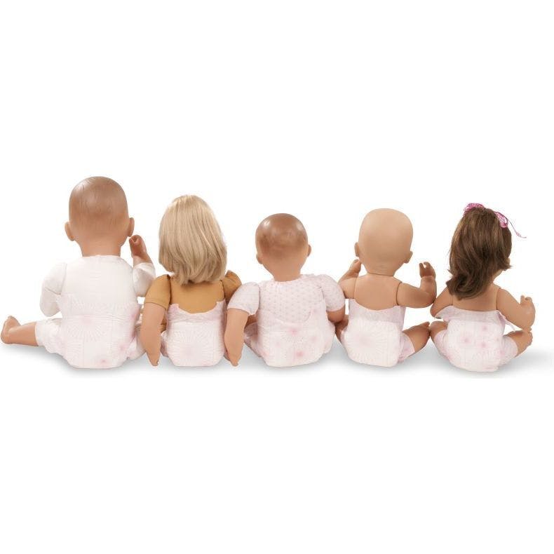 Happy Flower Doll Sized Diapers for 13" Baby Dolls