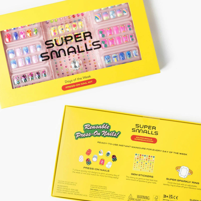 Days of the Week Press On Nails Kit