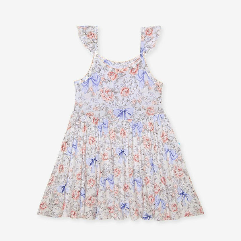 Agatha Ruffled Picot Twirl Dress