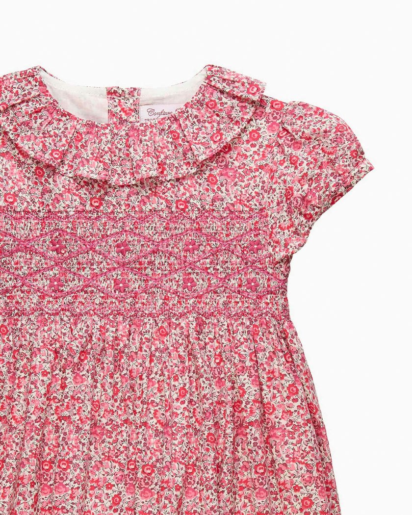 Smocked Dress in Emma & Georgina