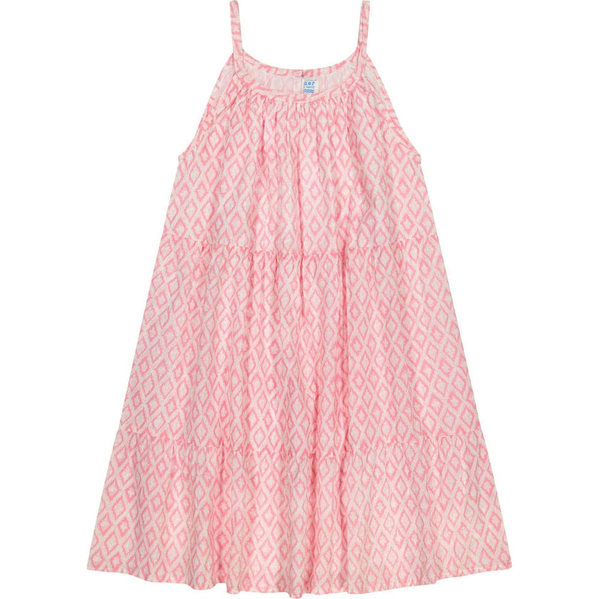 Women's Sabine Ikat Swing Sundress, Pink