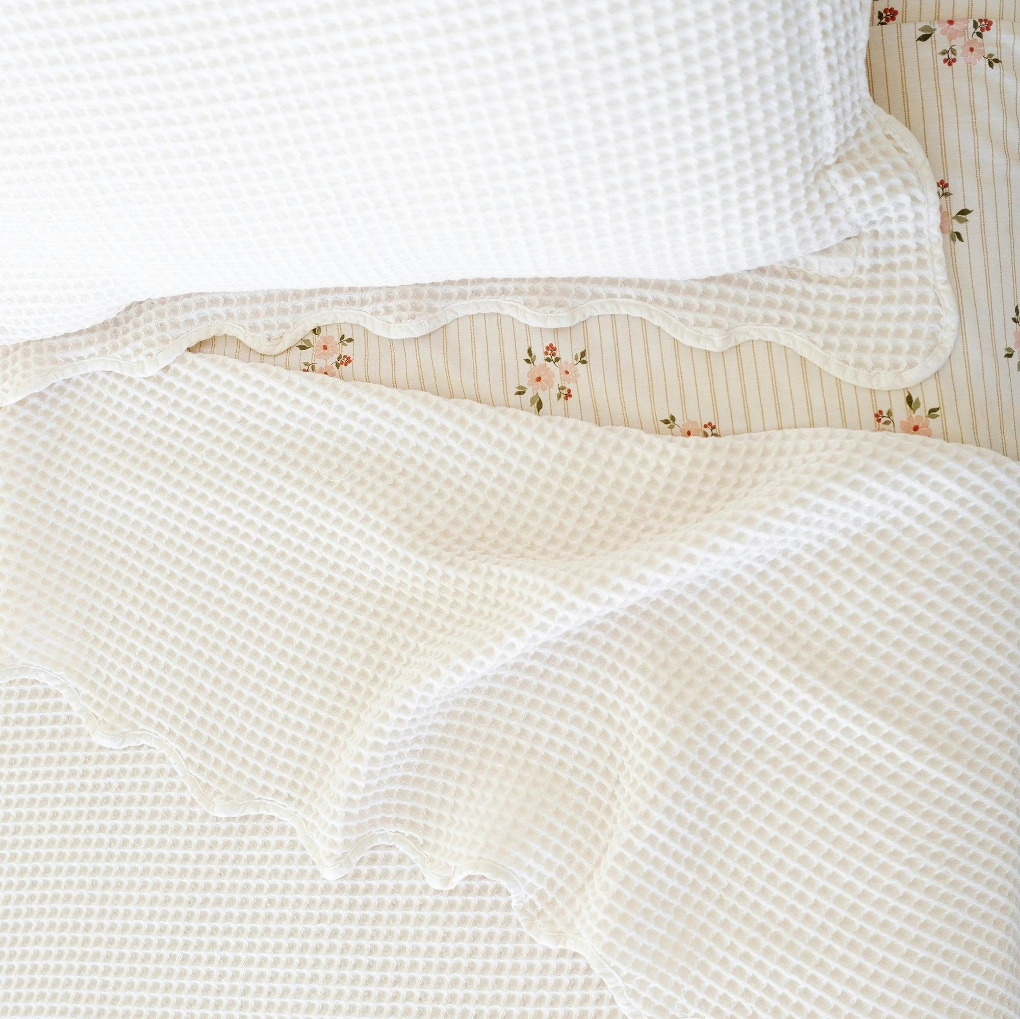 Waffle Knit Coverlet Set
