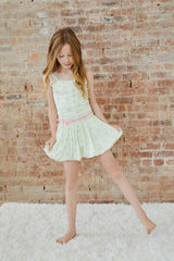 Bailey Rose & Bow Yellow Satin Ballet Dress