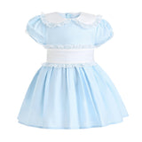 Light Blue Odette Bow-Back Dress