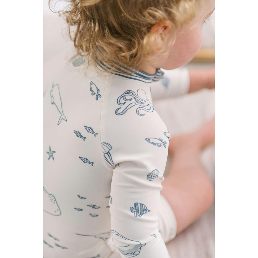 Swim Long Sleeve One-Piece - Life Aquatic