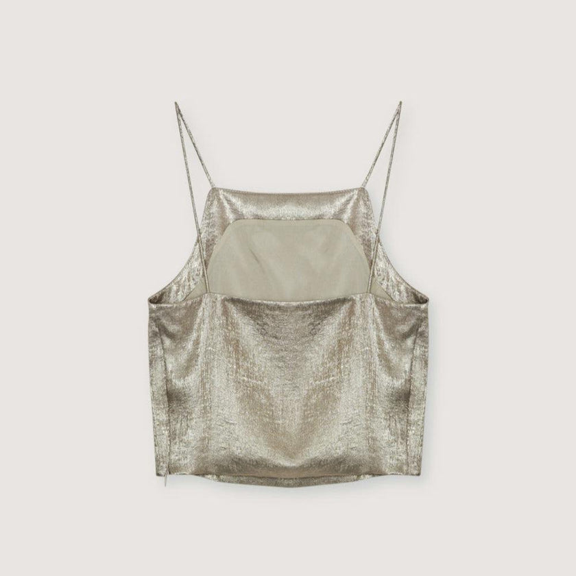 Saffron Woman Top Gold