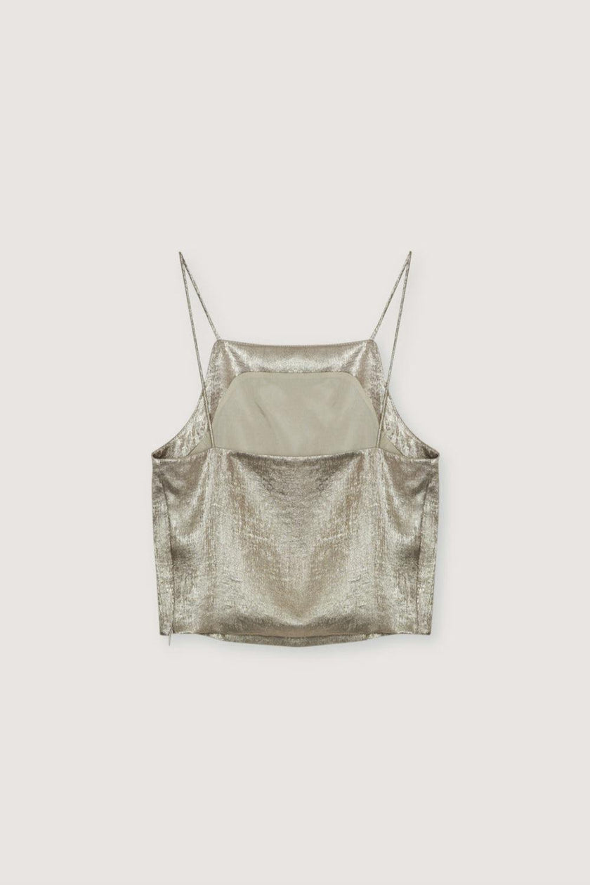 Saffron Woman Top Gold