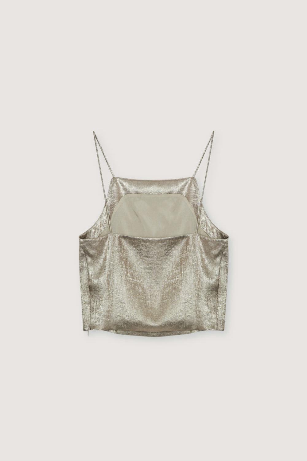 Saffron Woman Top Gold