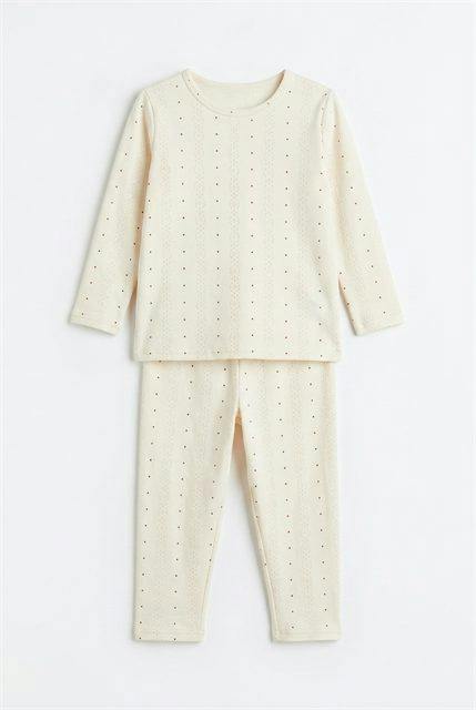 Dot Stripe Long 2-Piece Set