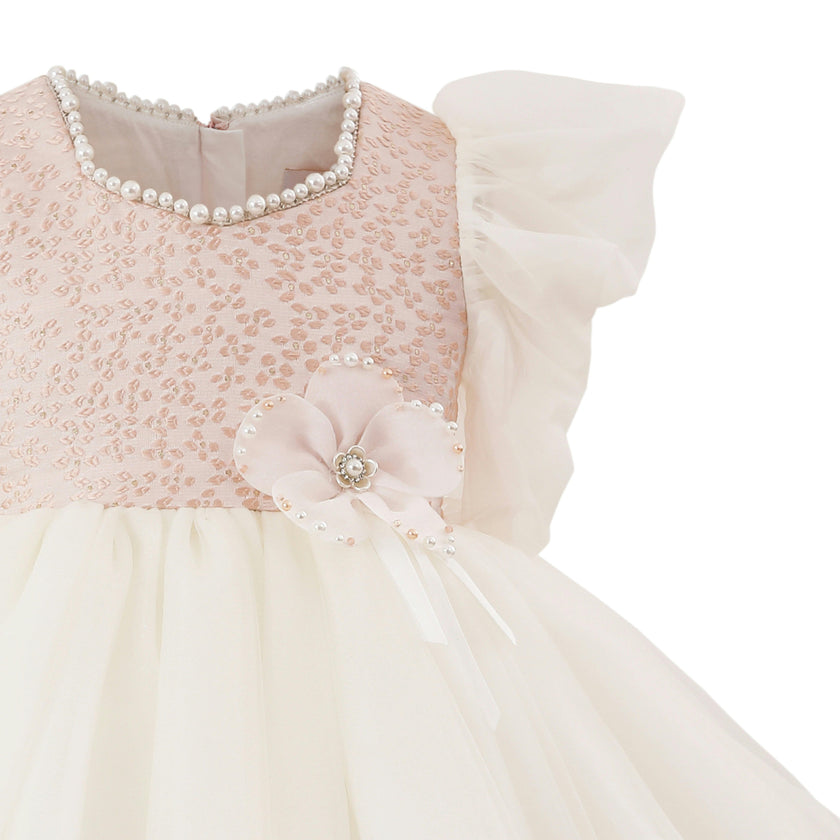 Pink Oaklyn Sequin Tulle Occasion Dress