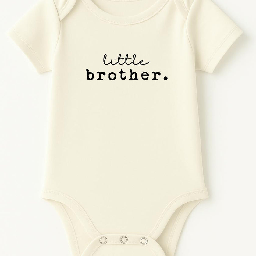 Little Brother Organic Cotton Short Sleeve Baby Bodysuit